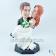 Handcrafted and Handmade Bride Groom Wedding Cake Toppers