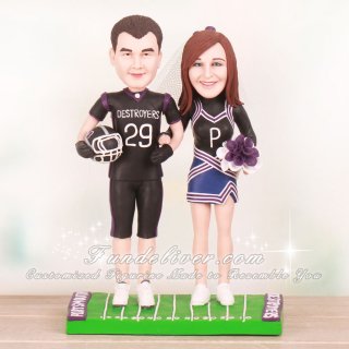 BUAFL Portsmouth Destroyers Football Wedding Cake Toppers