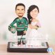 San Jose Sharks Hockey Wedding Cake Toppers