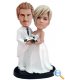 Holding Hands Bride and Groom Cake Topper