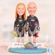 Scuba Divers Cake Topper with Underwater Camera and Parrot Fish