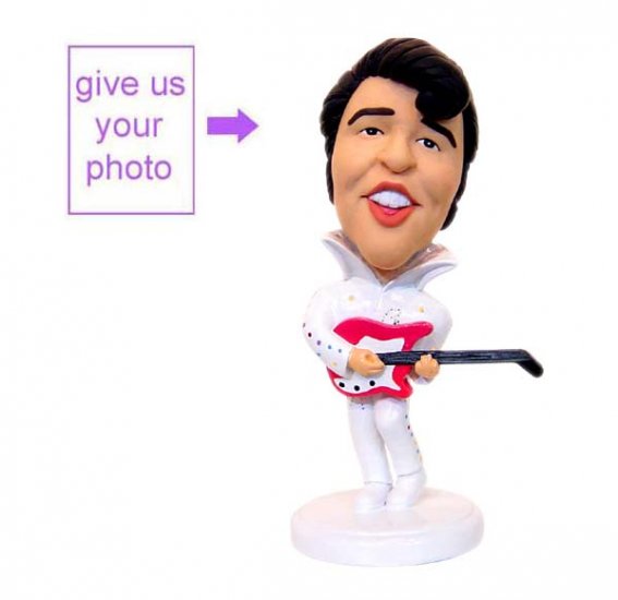 Personalized Gift - Elvis Style Figurine - Click Image to Close