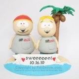 South Park Character Cartman & Butters Wedding Cake Topper