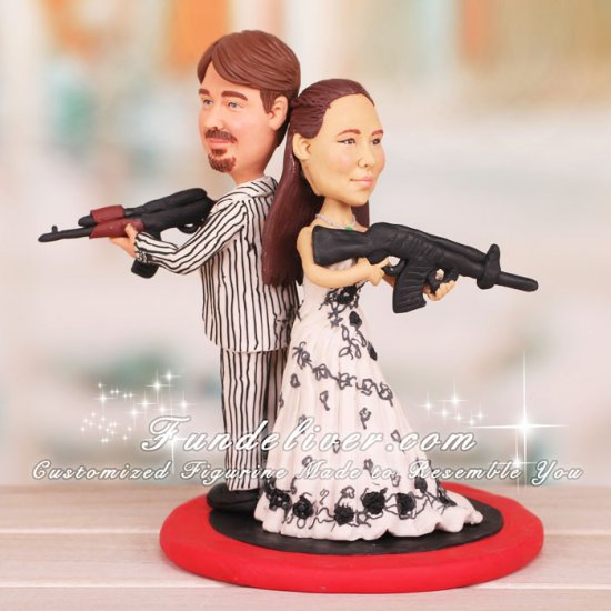 Airsoft Recreational Shooting Sport Cake Toppers - Click Image to Close