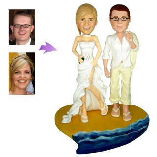 Unique wedding cake toppers image