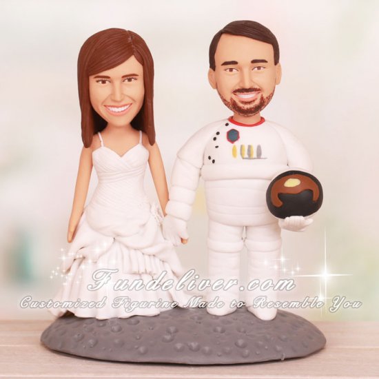Love on The Moon Wedding Cake Toppers - Click Image to Close
