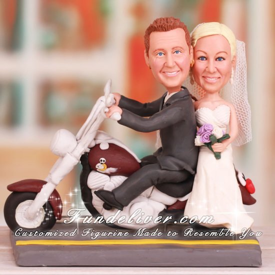 Harley Davidson Wedding Cake Toppers - Click Image to Close