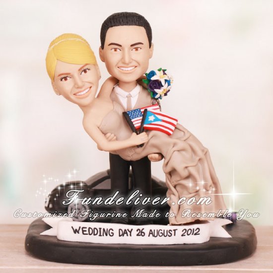 Patriotism and Culture Theme Wedding Cake Toppers - Click Image to Close