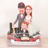 AT&T Park San Francisco Giants Stadium Baseball Wedding Cake Toppers
