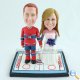 NHL Montreal Canadiens Hockey Theme Wedding Cake Toppers
