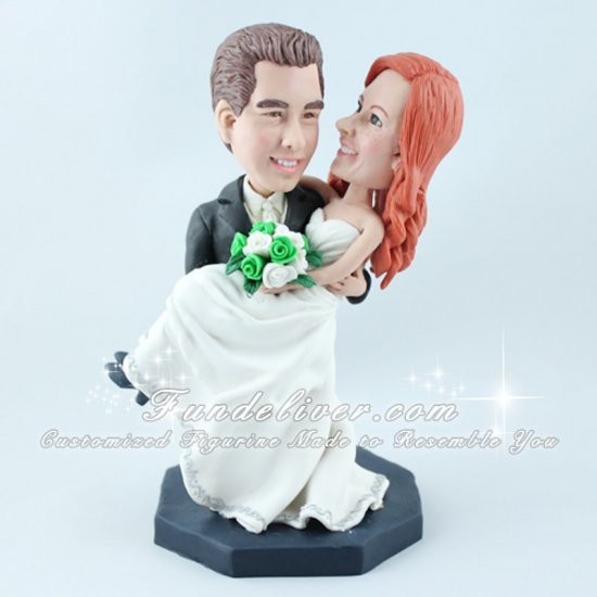 Handcrafted and Handmade Bride Groom Wedding Cake Toppers - Click Image to Close