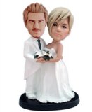 Holding Hands Bride and Groom Cake Topper Holding Hands Bride and Groom Cake Topper