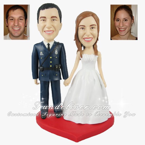 Police Officer Cake Toppers, Policeman Cops Occupation Cake Toppers - Click Image to Close