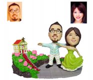 Dancing Couple - Bride and Groom Cake Toppers Figurines Dancing Couple - Bride and Groom Cake Toppers Figurines
