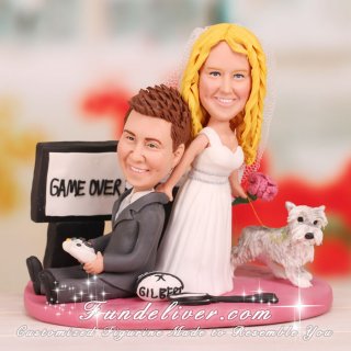 Wedding Cake Topper for Xbox Gamers