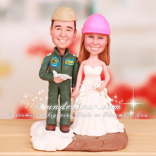 Civil Engineer and Navy F-18 Aviator Cake Toppers - Click Image to Close