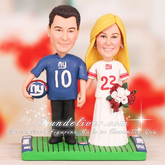 NFL New York Giants Football Cake Toppers - Click Image to Close