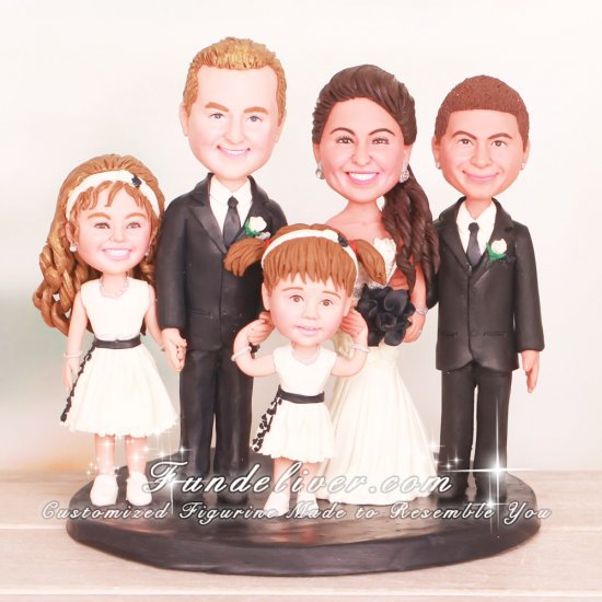 Family Wedding Cake Toppers - Click Image to Close