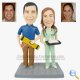 Construction Worker, Architect, Builder and Nurse Theme Wedding Cake Toppers
