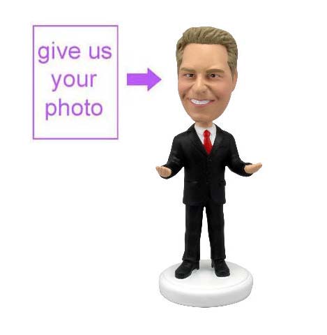Funny Personalized Gift - Businessman Figurine - Click Image to Close