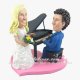 Piano Theme Wedding Cake Topper, Piano Player Wedding Cake Toppers