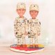 US Army Captain Wedding Cake Toppers