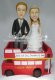 London Double Decker Bus Cake Toppers, London Themed Wedding Cake Toppers