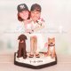 Brewers and Cardinals Baseball Wedding Cake Toppers