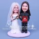 Auctioneer and Ringman Wedding Cake Toppers