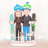 Snowboard Cake Toppers