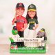 Red Sox and Athletics Cake Topper with Wally the Green Monster and Stomper