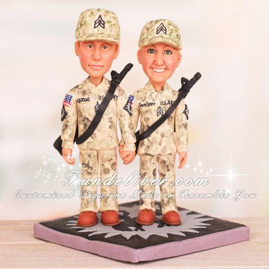 U.S. Army Wedding Cake Toppers - Click Image to Close