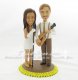 Musicians Wedding Cake Toppers, Musician Bride and Groom Cake Toppers
