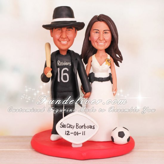 Corrections Officer Wedding Cake Toppers - Click Image to Close