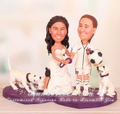 Lesbian Wedding Cake Toppers