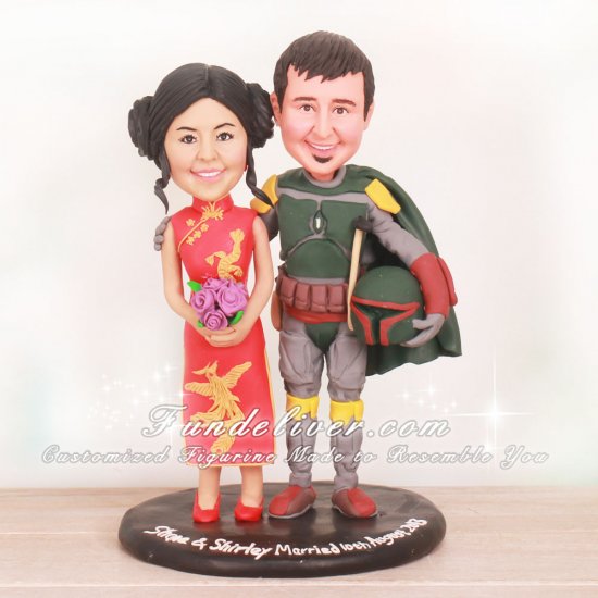 Boba Fett Star Wars Wedding Cake Toppers - Click Image to Close