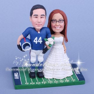 New York NY Giants Wedding Cake Toppers and Decorations