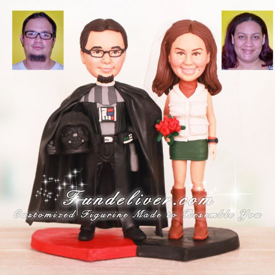 Silent Hill and Star Wars Wedding Cake Toppers - Click Image to Close