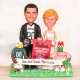 The Mascot Swoop and Phillie Phanatic Sports Wedding Cake Toppers