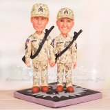 U.S. Army Wedding Cake Toppers