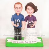 Multiple Teams Sport Wedding Cake Toppers