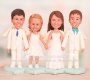 Four Angels Christening Cake Toppers
