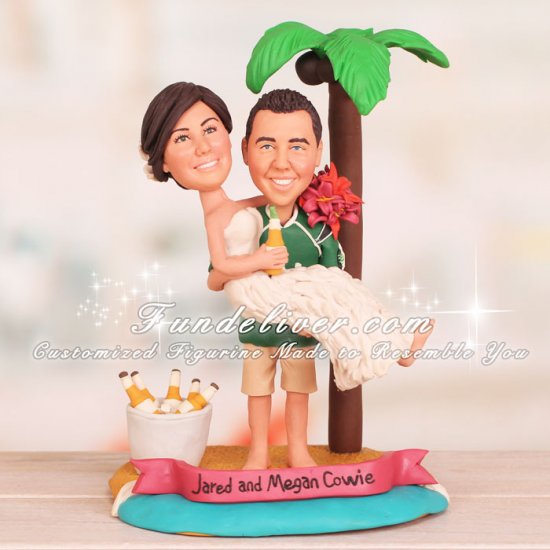 CFL Saskatchewan Roughriders Football Theme Wedding Cake Toppers - Click Image to Close