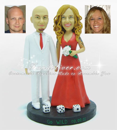 Tattoo Cake Toppers, Customized Bridal Cake Toppers With Tattoos - Click Image to Close