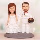 Love on The Moon Wedding Cake Toppers