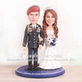 Army Groom Wedding Cake Toppers