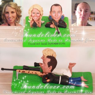 Scout Sniper Marine Corps Wedding Cake Toppers