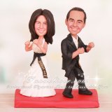 Taekwondo Martial Arts Wedding Cake Toppers