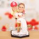 Groom Carrying Bride Cardinals Cake Toppers