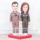 Bride and Groom Figurines for Marine Wedding Cakes Bride and Groom Figurines for Marine Wedding Cakes